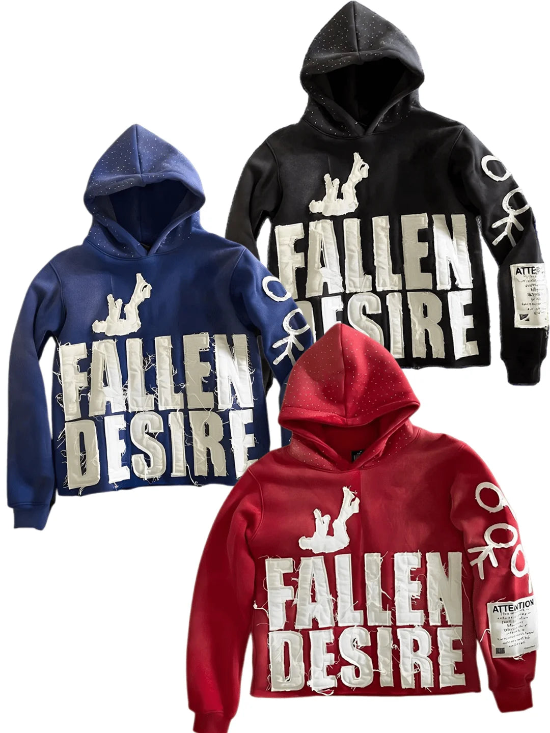 Fallen Desire Harajuku Hip Hop Streetwear Hoodie Sweatshirt