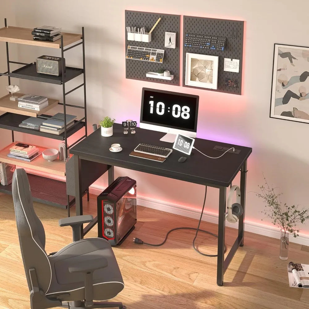 Hign Concerned Computer Desk With Power Outlet And Charging