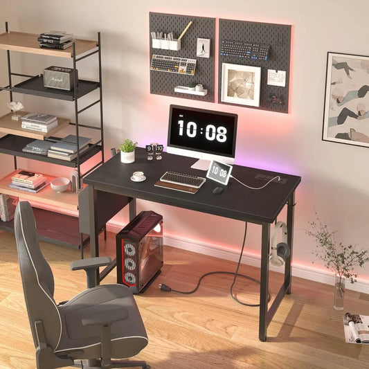 Hign Concerned Computer Desk With Power Outlet And Charging