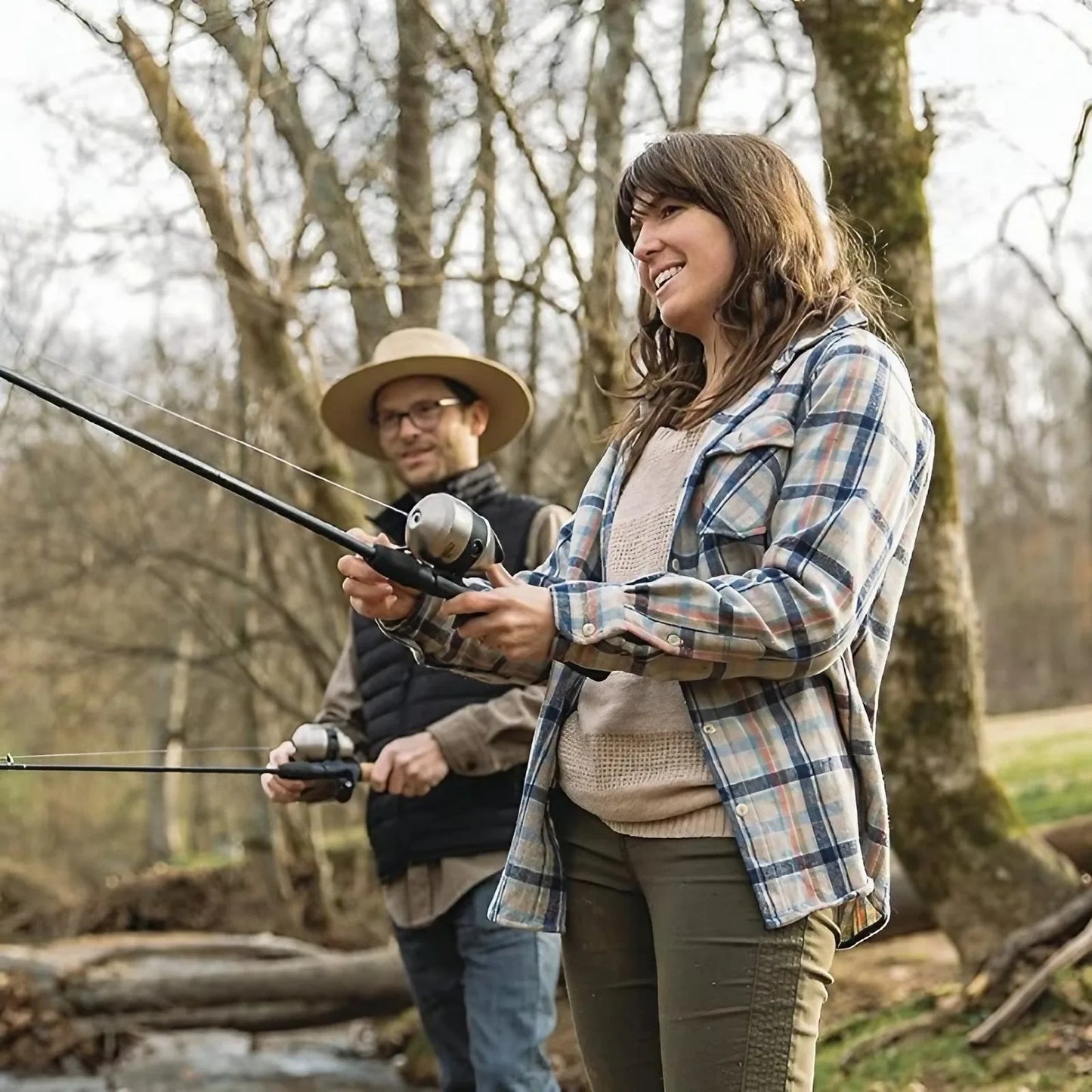 Fly Fishing Rod Multilayer Carbon Wrapped Foldable Medium Fast Action