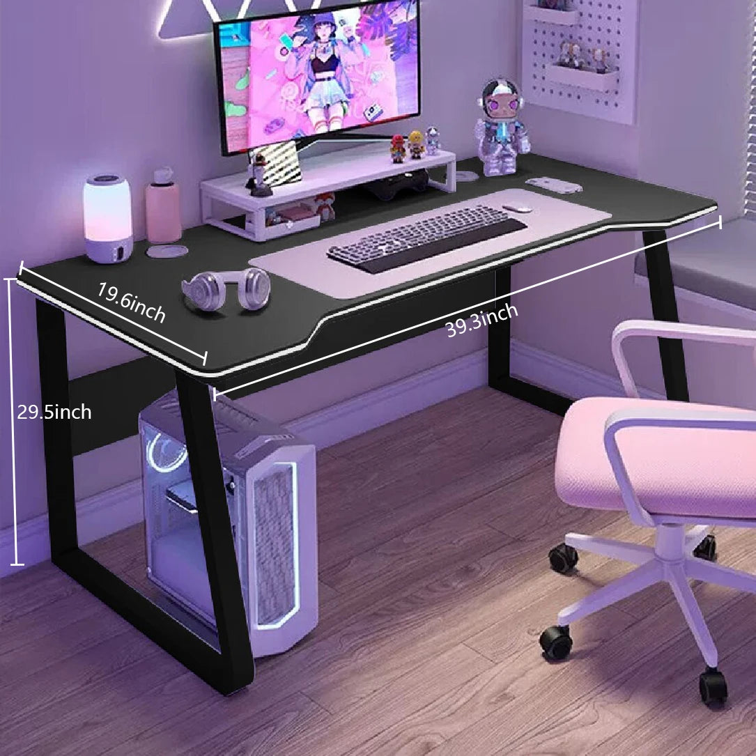 WXJHL Gaming Desk Computer Writing Table Modern Wood Office