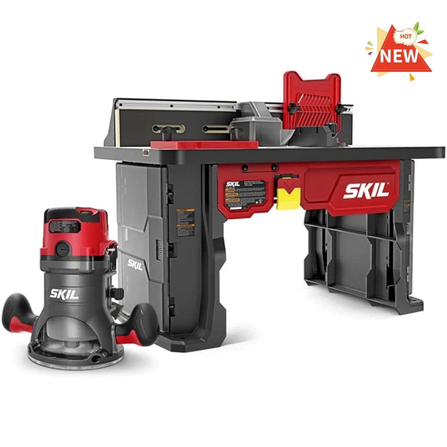 XMSJ Router Table And 10 Amp Fixed Base Router Kit