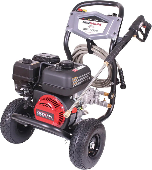 XMSJ 3400 PSI Gas Pressure Washer CRX Engine 2.5 GPM