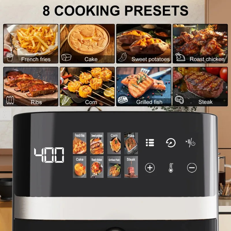 HAOYUNMA Bluebow Air Fryer 8 In 1 Digital LED Display