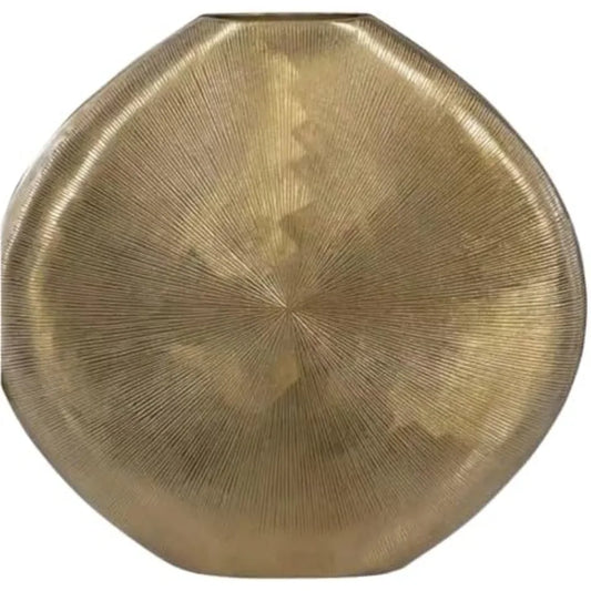 Hign-concerned Metal Vase Sunburst Modern Decor Home Accent