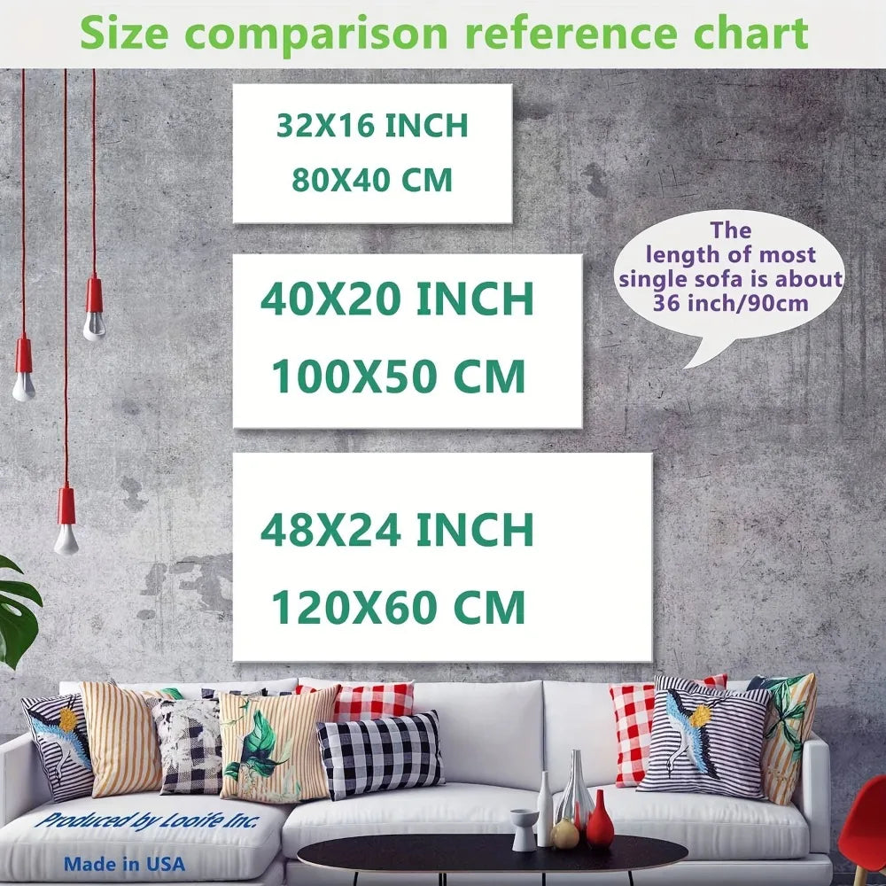 Hign-concerned Modern Abstract Canvas Poster Wall Art Decor
