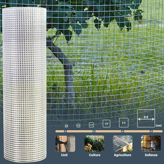 HiMISS Chicken Wire Mesh Roll Galvanized Garden Fencing