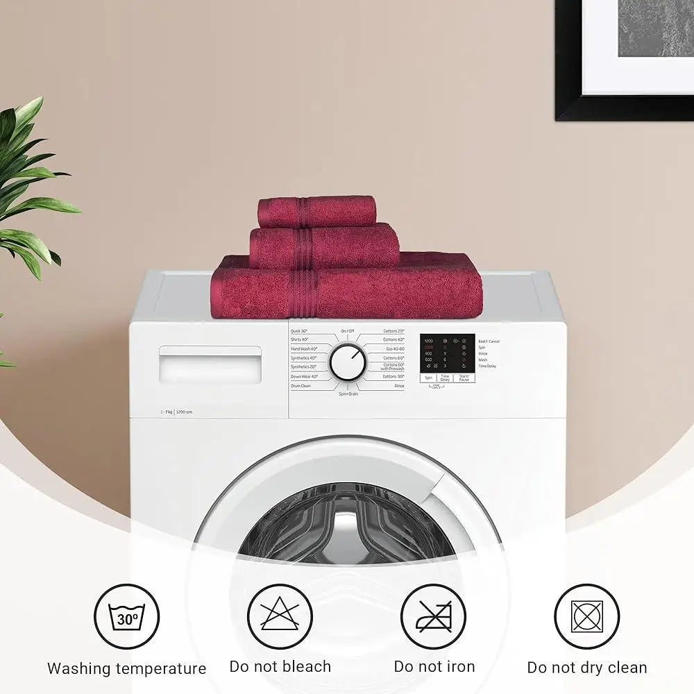 DUTRIEUXCN Egyptian Cotton Towel Set Superior Absorbent