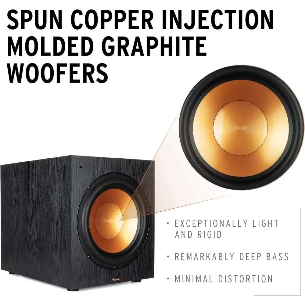 Front-Firing Subwoofer 420W Peak Power 200W Continuous 400W Dynamic