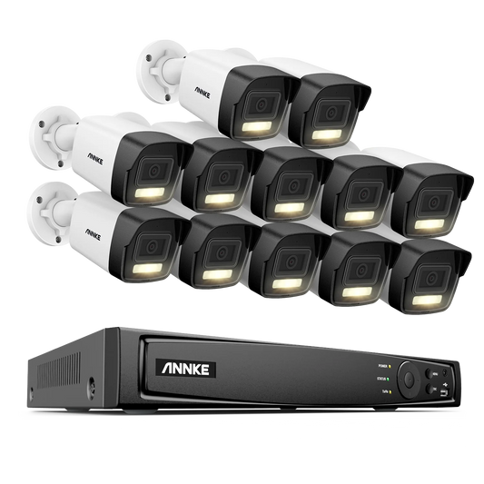 ANNKE 16 Channel NVR 12MP HD IP Security Camera System