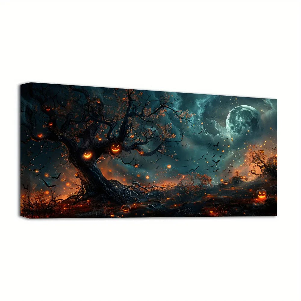 Hign-concerned Art Deco Landscape Pumpkin Head Wall Art