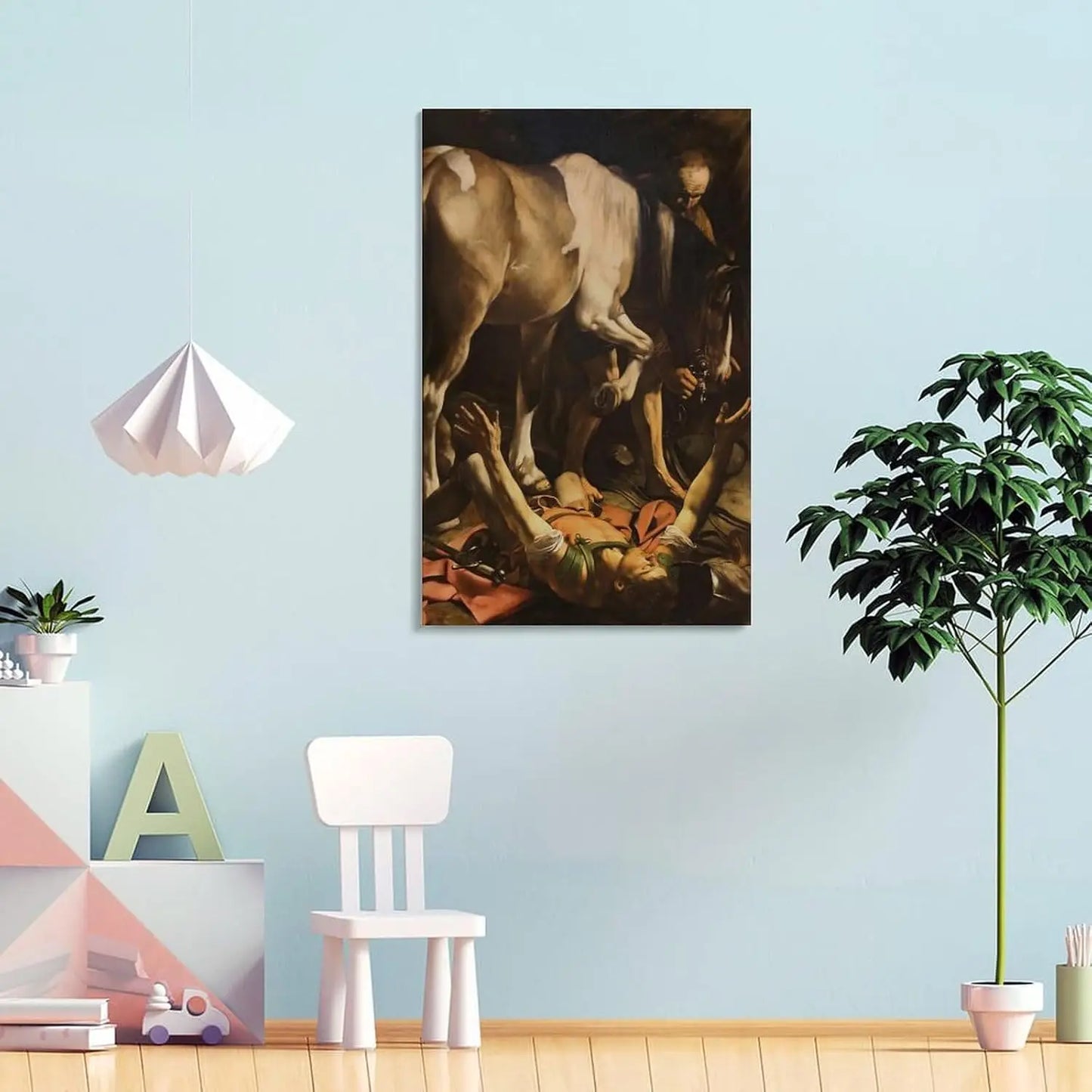 Hignconerned Saint Paul Caravaggios Canvas Art Poster