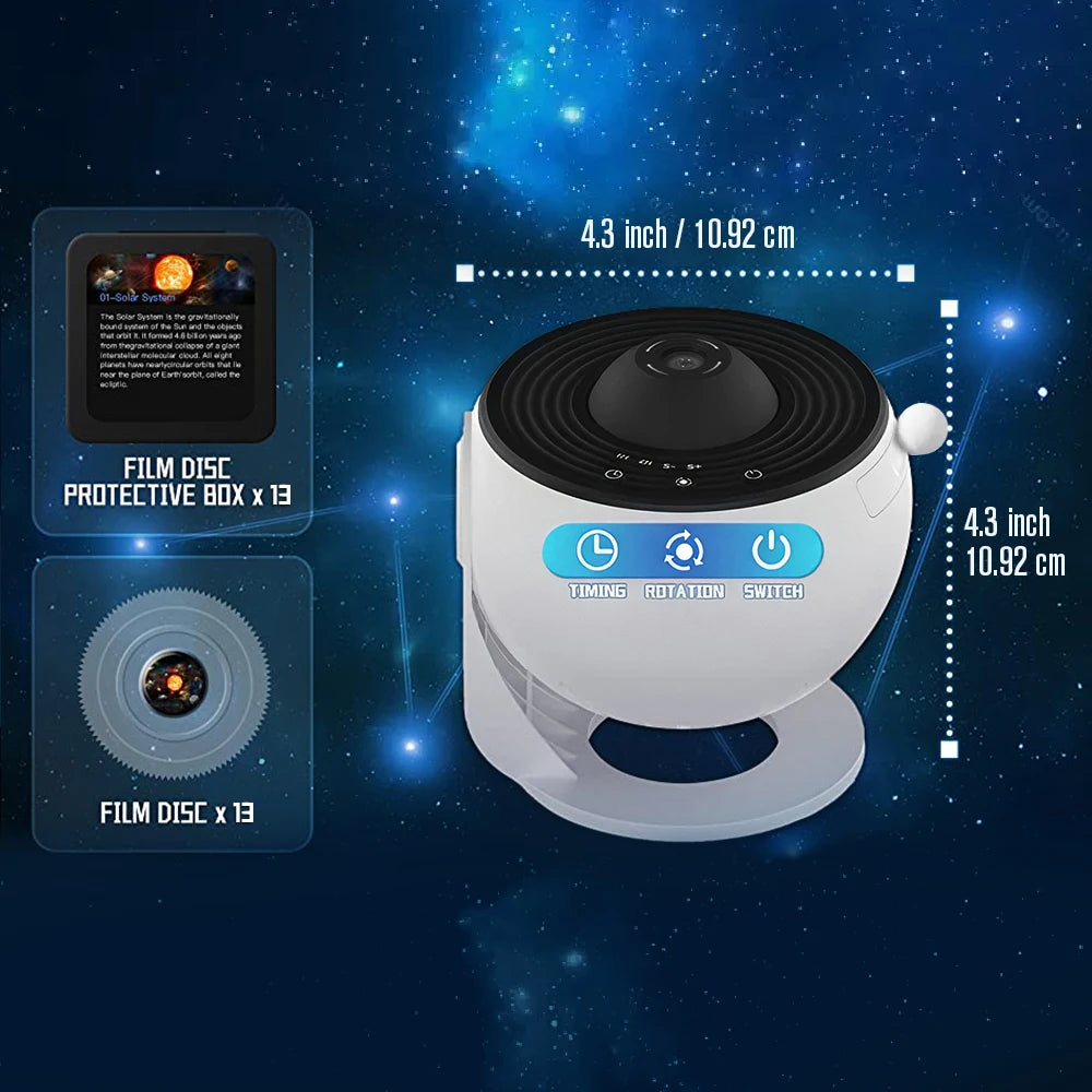 Mexllex Galaxy Starry Planetarium Projector Led Night Light