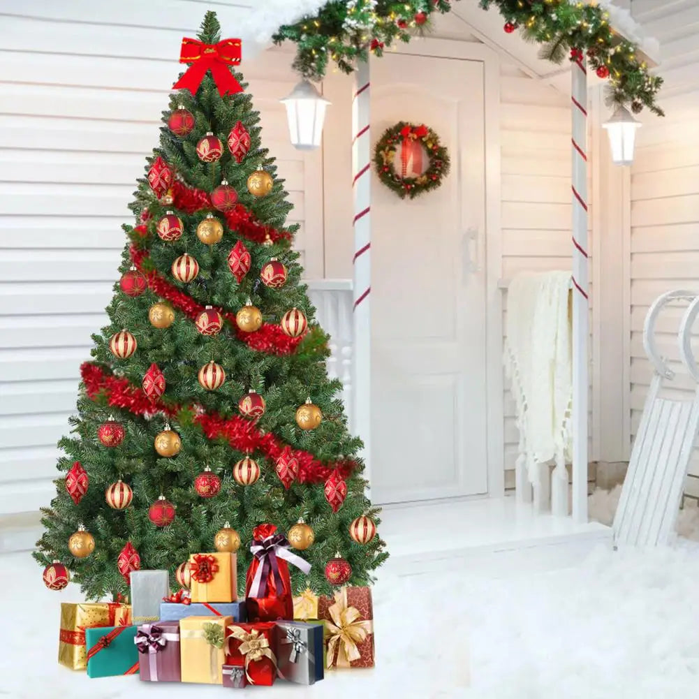 Christmas Pencil Tree With Iron Base Thick Branch Tips