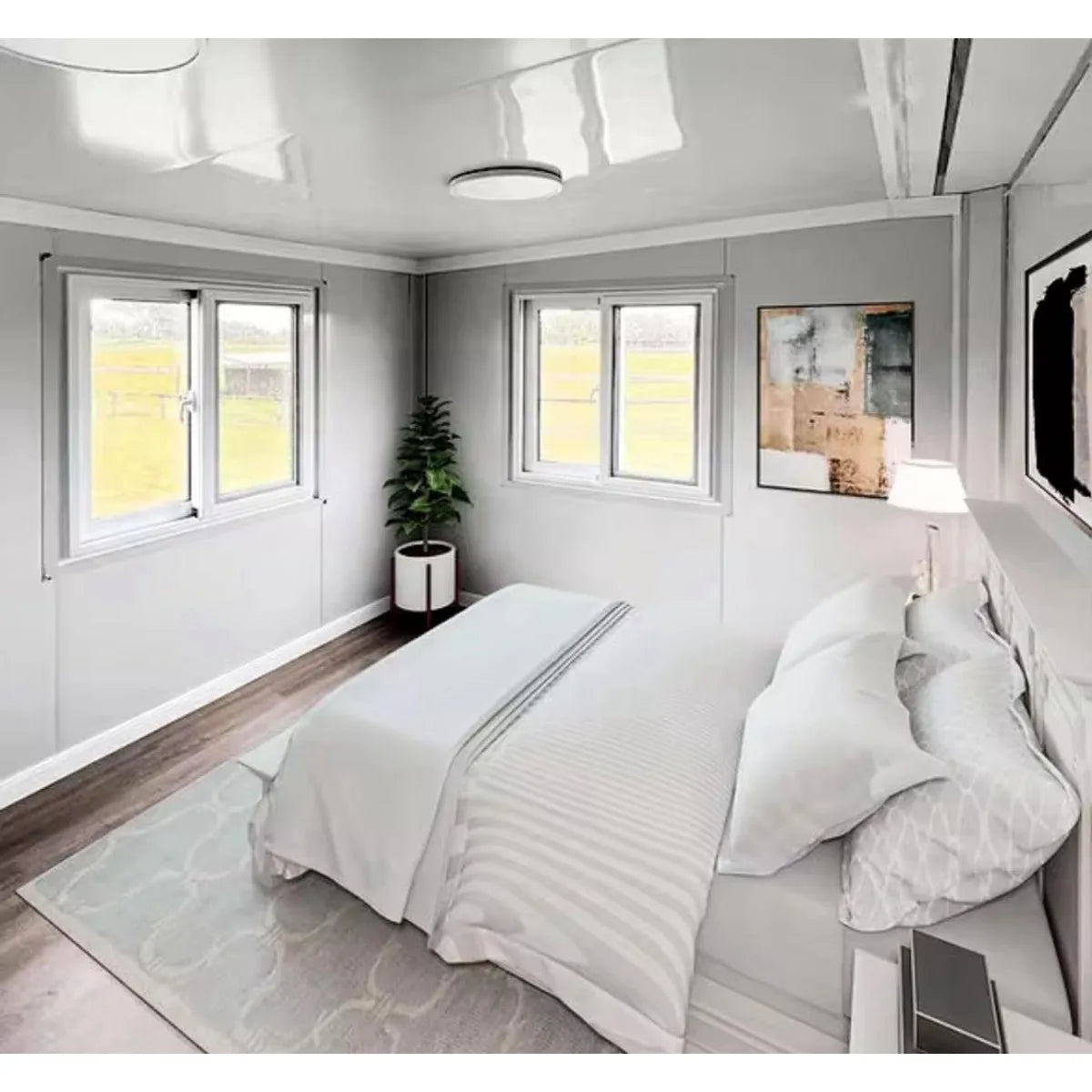 High Concerned Prefab 3 Bedroom Tiny Home With Kitchen Bathroom