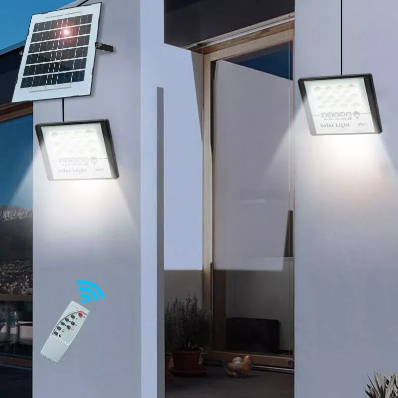 300W LED Solar Street Light Flood Lamp Dusk To Dawn Light