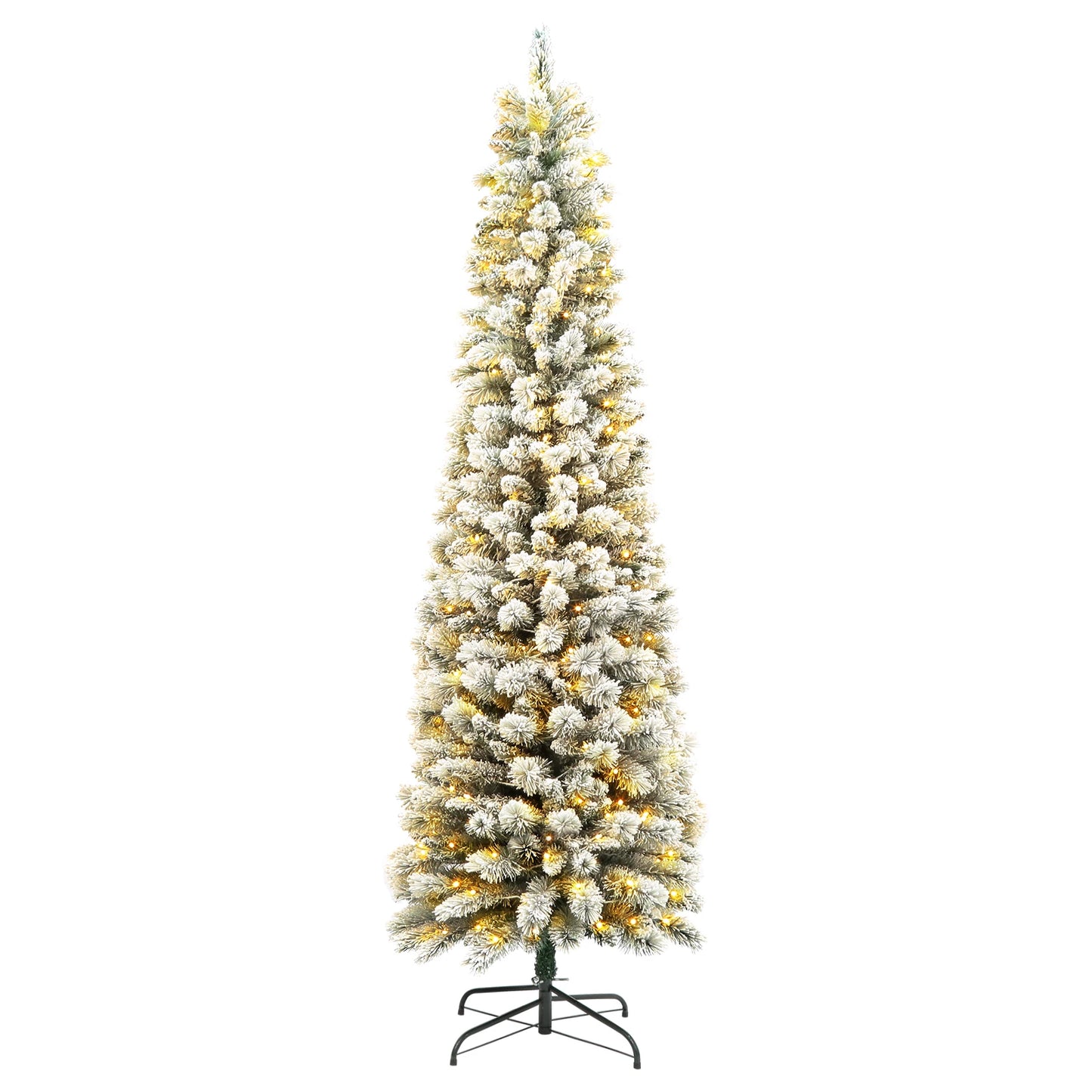 VGEBY Prelit Pine Hinged Artificial Christmas Tree
