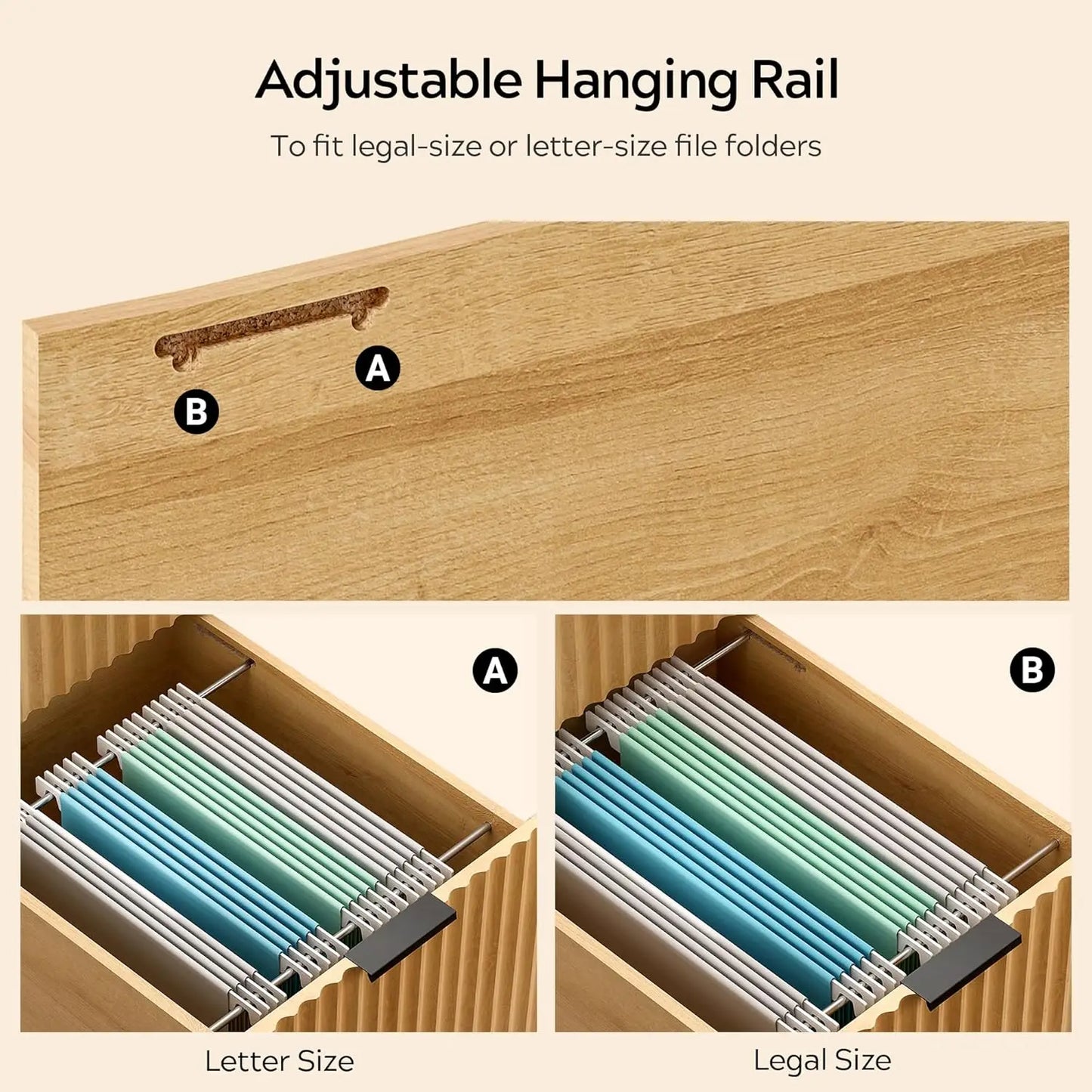 Hign-concerned Fluted Executive Desk With File Drawer