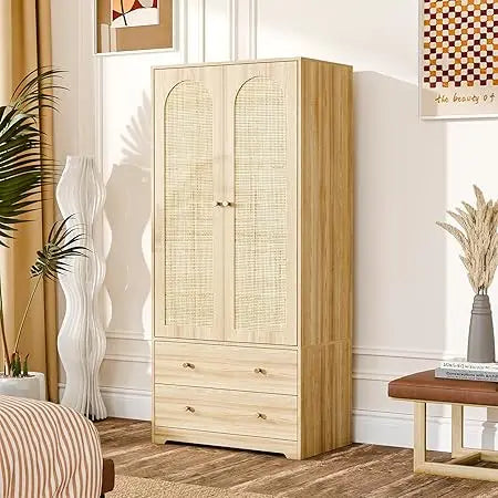 Ticify High Gloss Wardrobe With Mirror Four Doors Drawers