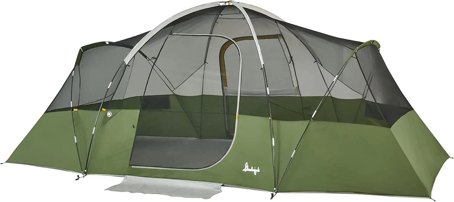 XMSJ Hybrid Dome Family Tent With Two Rooms And Vestibule