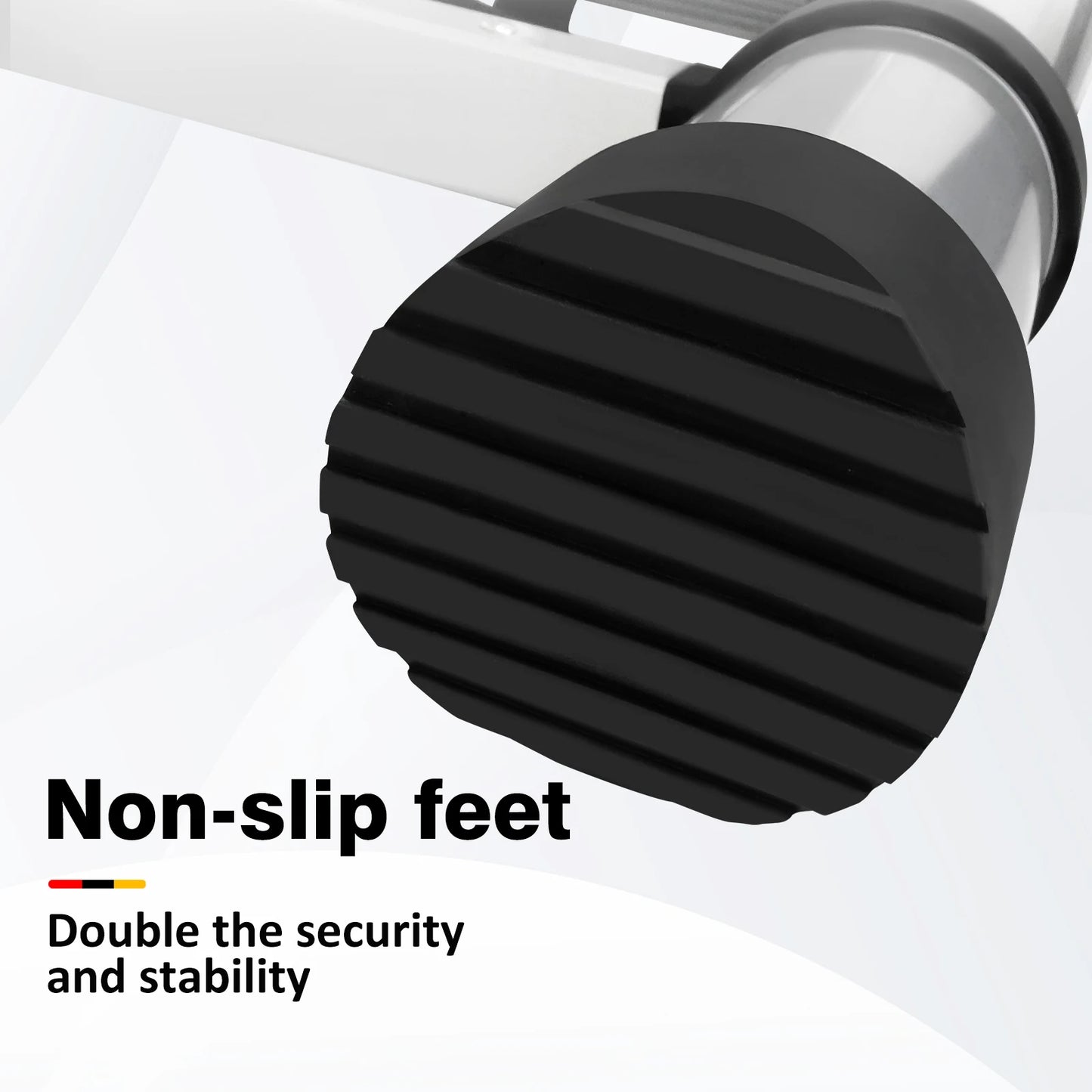 BRIEFNESS Aluminium Telescopic Ladder With Detachable Hooks