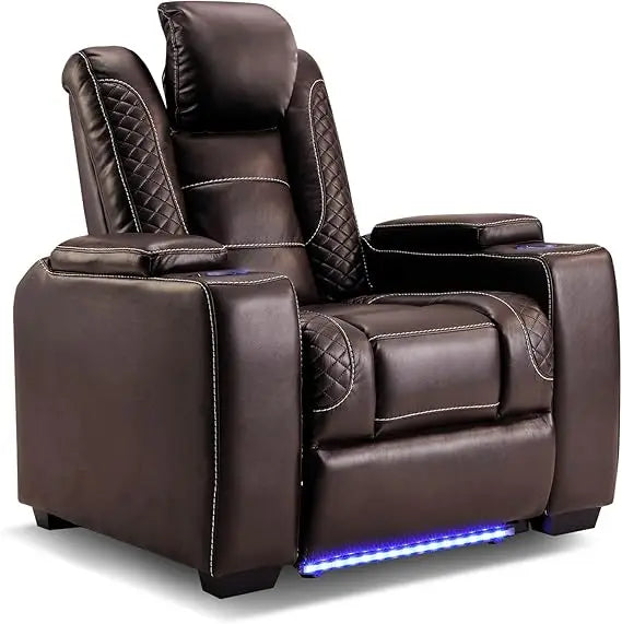 MKDK Power Recliner Chair With USB Port For Home Theater