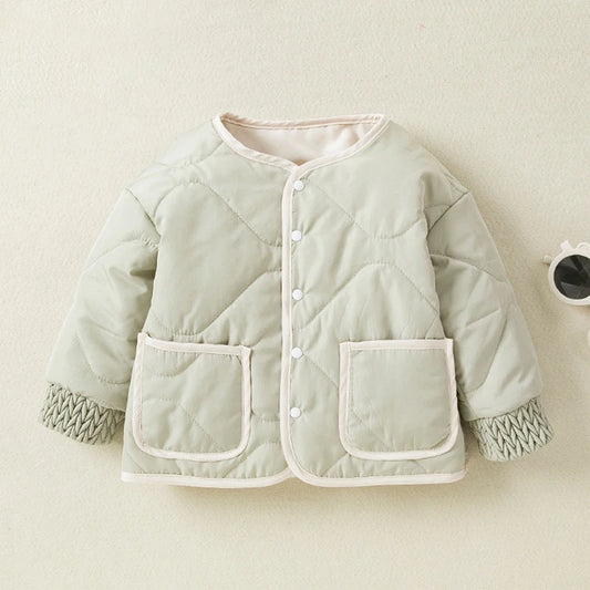 Guangdong Kids Quilted Puffer Jacket Hood Zipper Closure