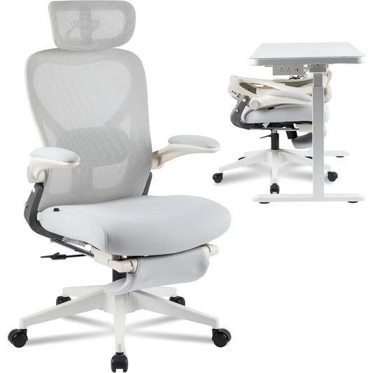 Foldex Ergonomic Office Chair With Lumbar Support Armrests