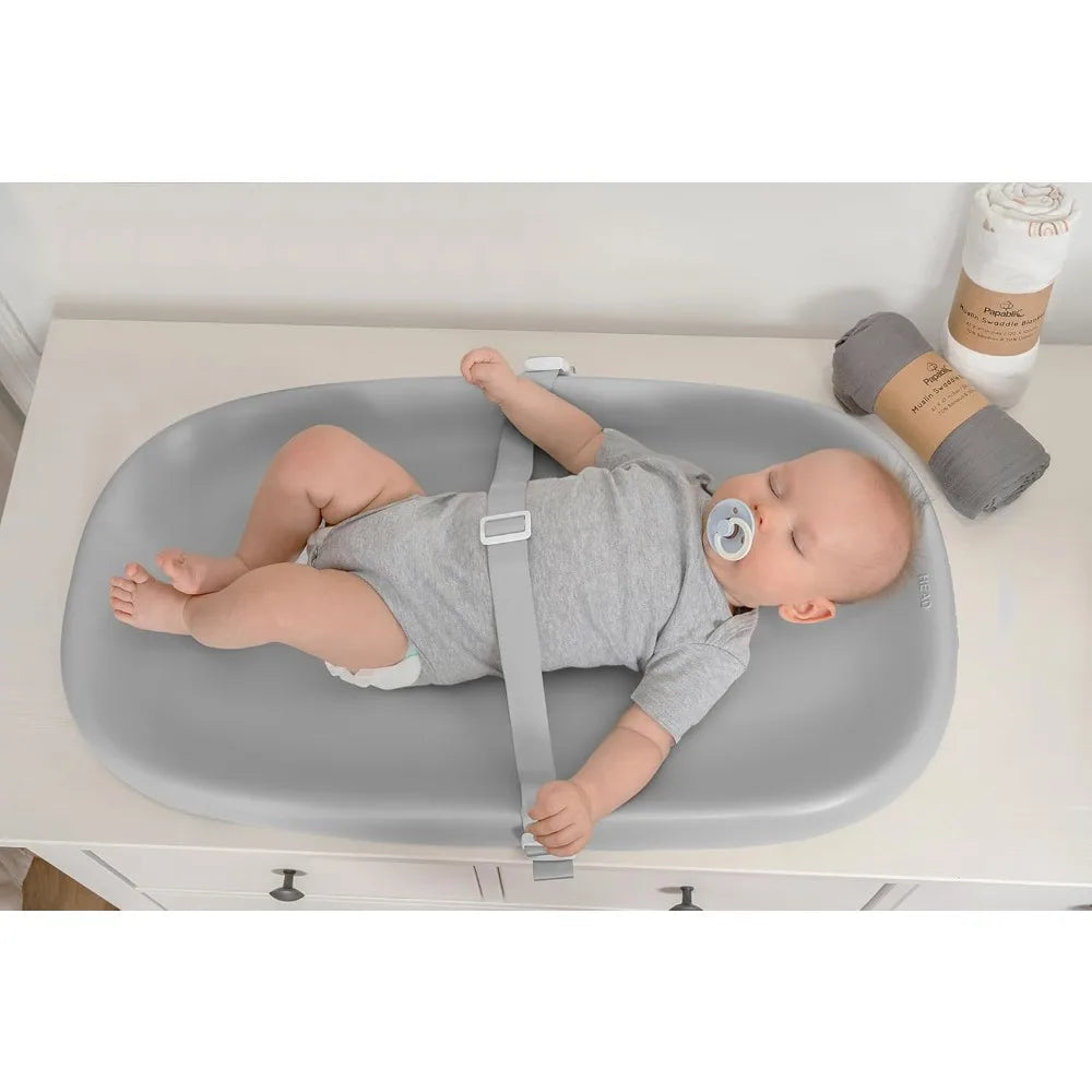 Papablic Wipeable Baby Changing Pad With Removable Strap