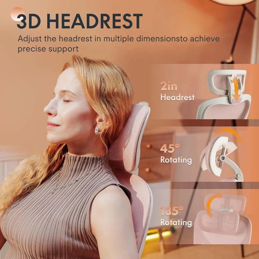Foldex Ergonomic Office Chair With Lumbar Support Armrests