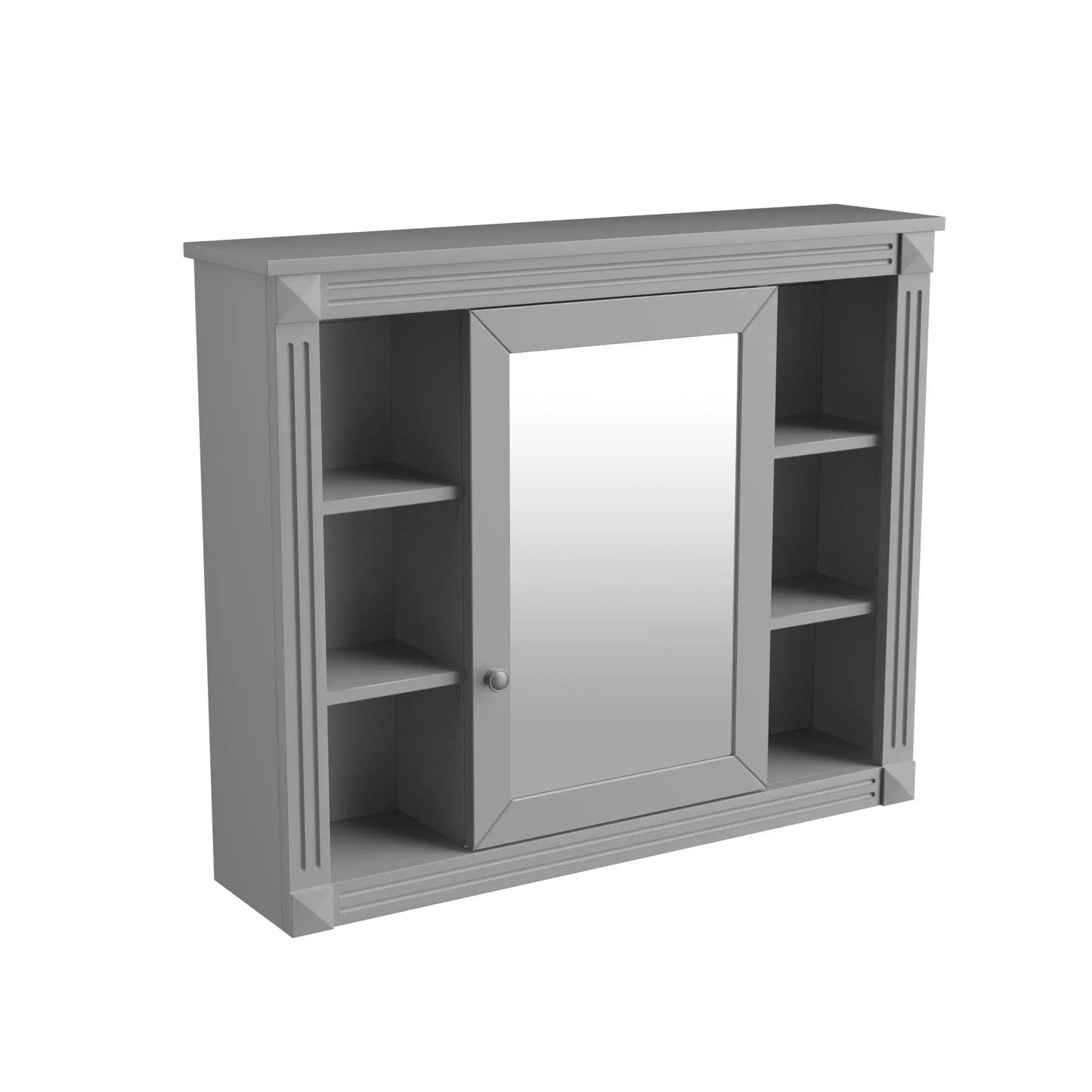 Hign Concerned Wall Mounted Bathroom Cabinet With Mirror