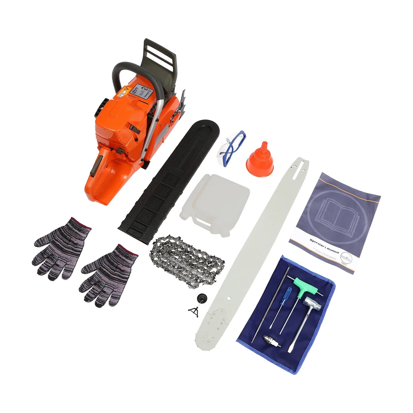 Gasoline Chainsaw 2 Stroke Engine For Wood Cutting Power
