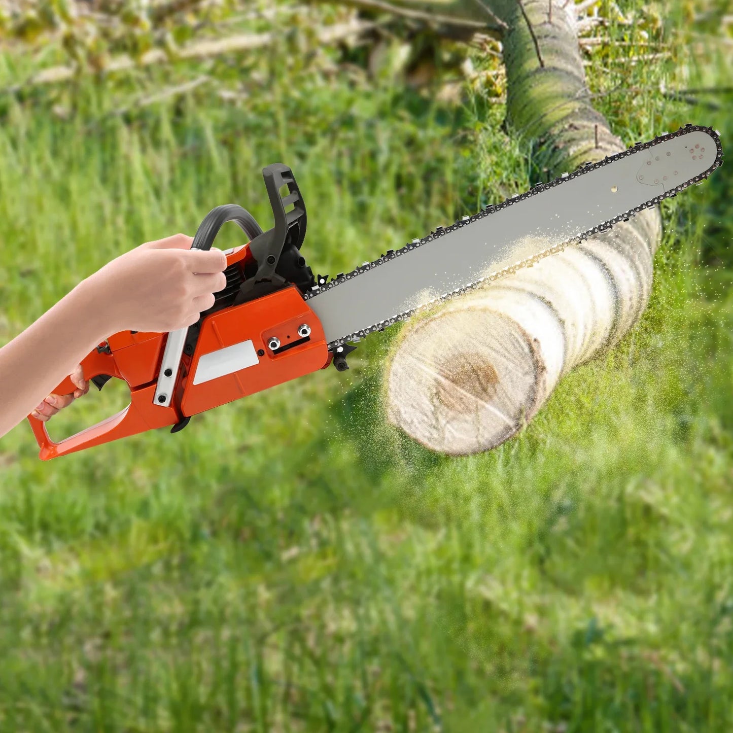 Gasoline Chainsaw 2 Stroke Engine For Wood Cutting Power