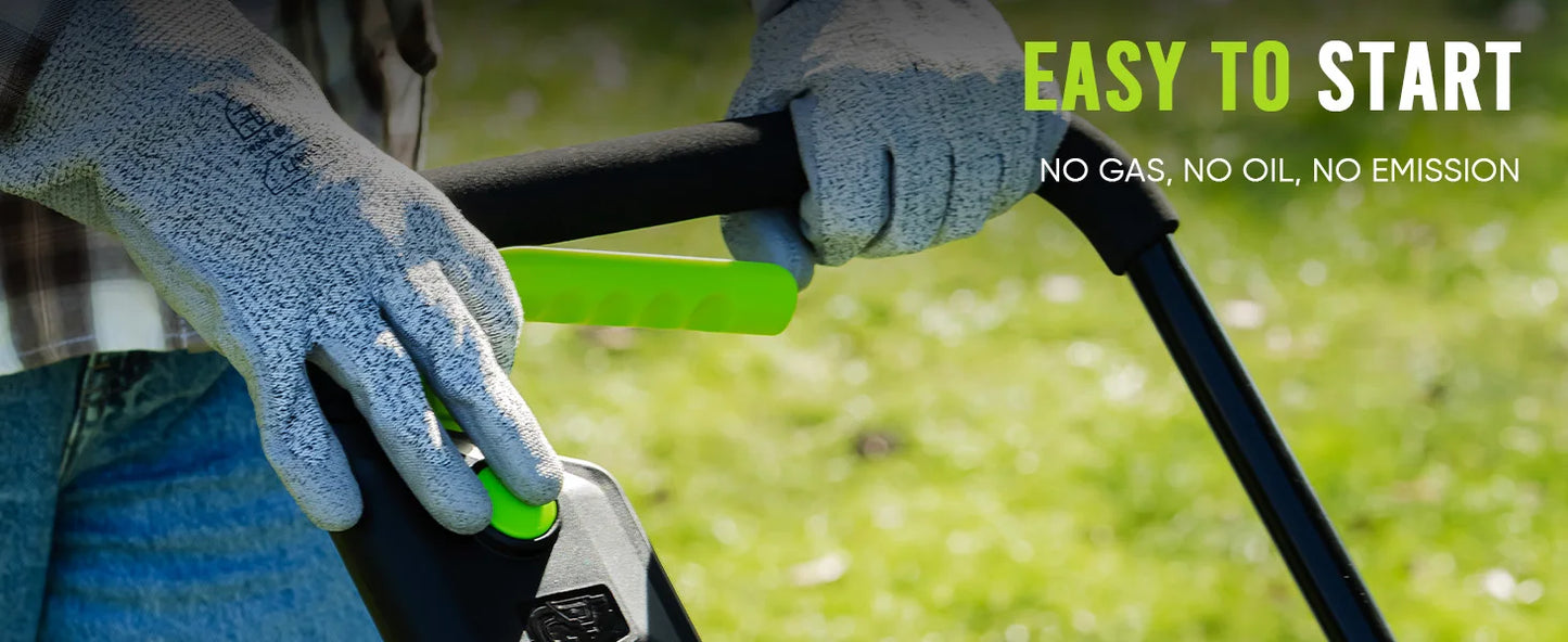Deli 2in1 Cordless Electric Lawn Mower With 21V Battery