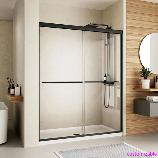 XMSJ Royal Guard Semi Frameless Sliding Shower Door Deluxe