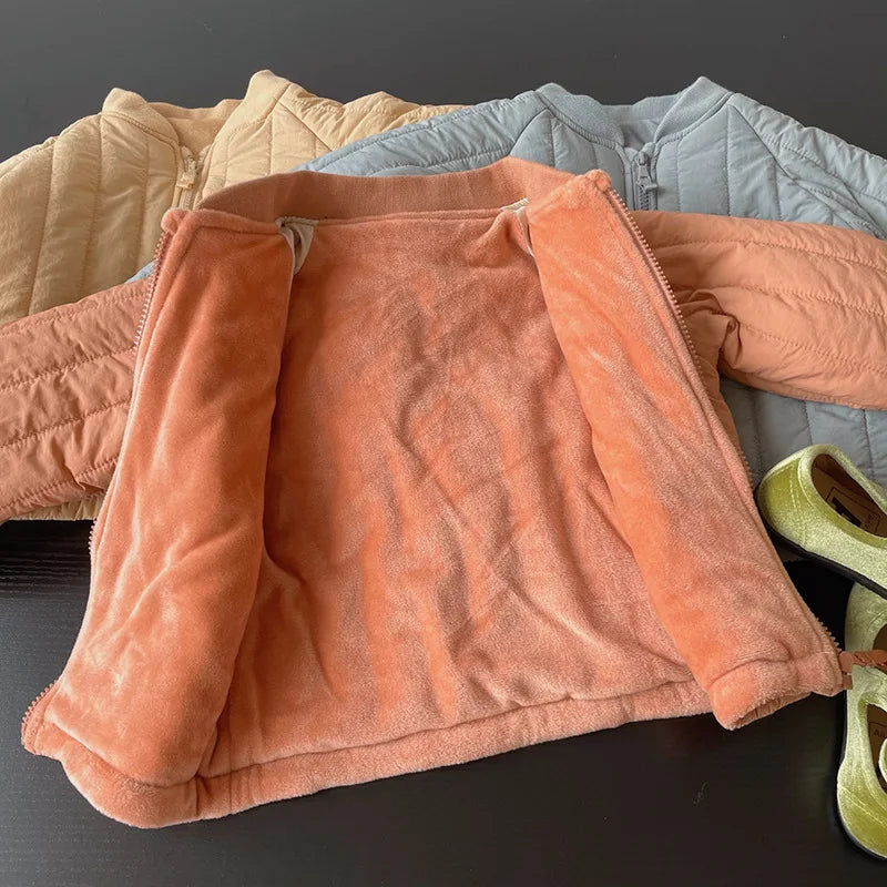 HiPapaCN Kids Warm Thickened Down Cotton Jacket Outerwear