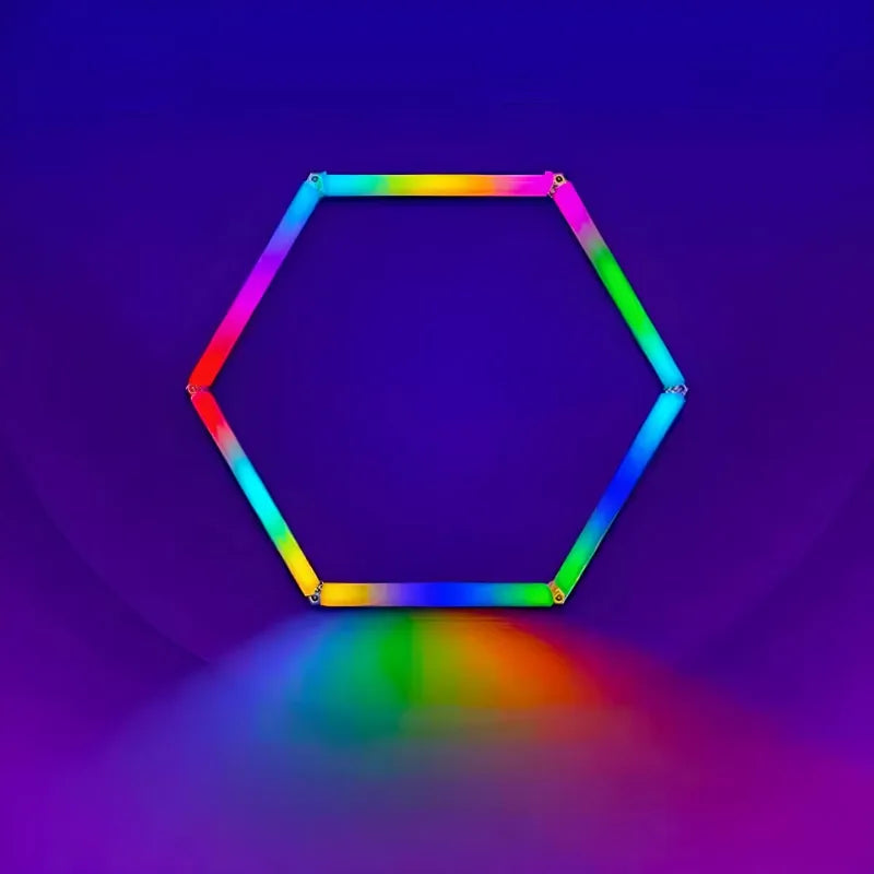 SHIYAN RGBW Hexagon Modular Honeycomb Ceiling Light Fixture