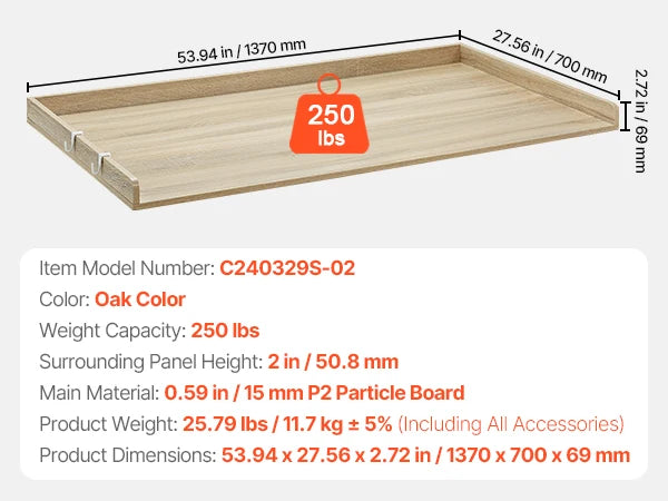 SucceBuy Washer Dryer Countertop Shelf With Drawer For Laundry
