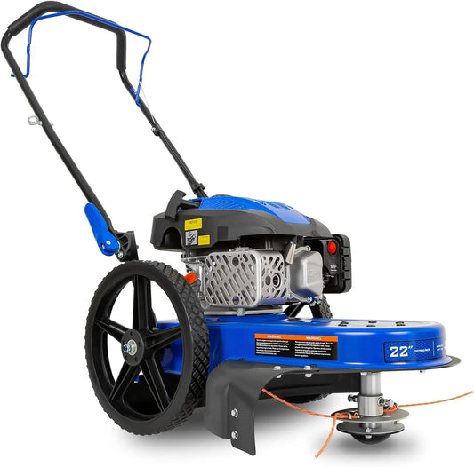 XMSJ Walk Behind String Trimmer 170cc Gas Brush Hog