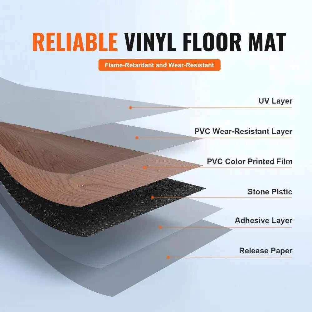 Hign-concerned Self Adhesive Vinyl Floor Tiles Wood Grain