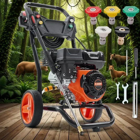 Gas Pressure Washer 3400 PSI 2.6 GPM Copper Pump Kit