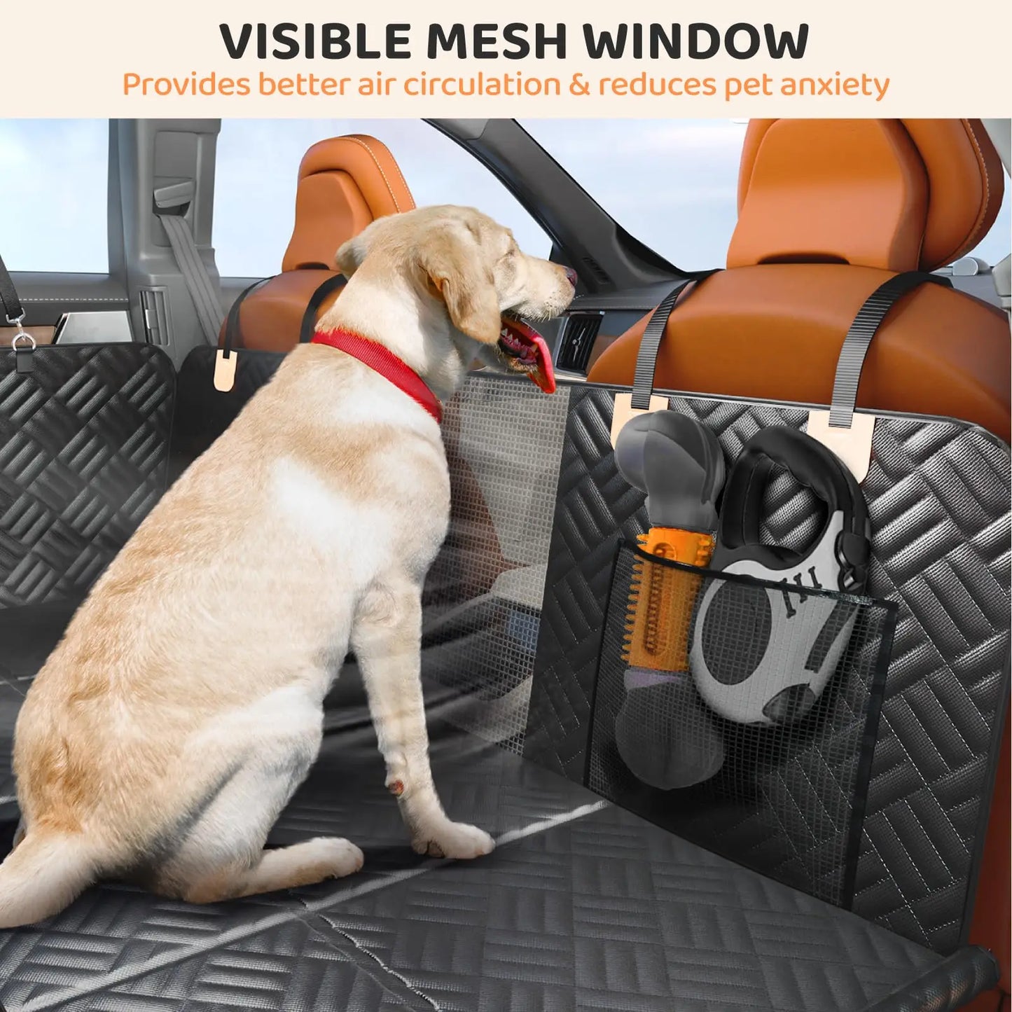 Zhejiang Car Rear Seat Dog Hammock With Hard Bottom Extender
