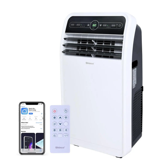 Shinco 12000 BTU Smart WiFi Portable Air Conditioner