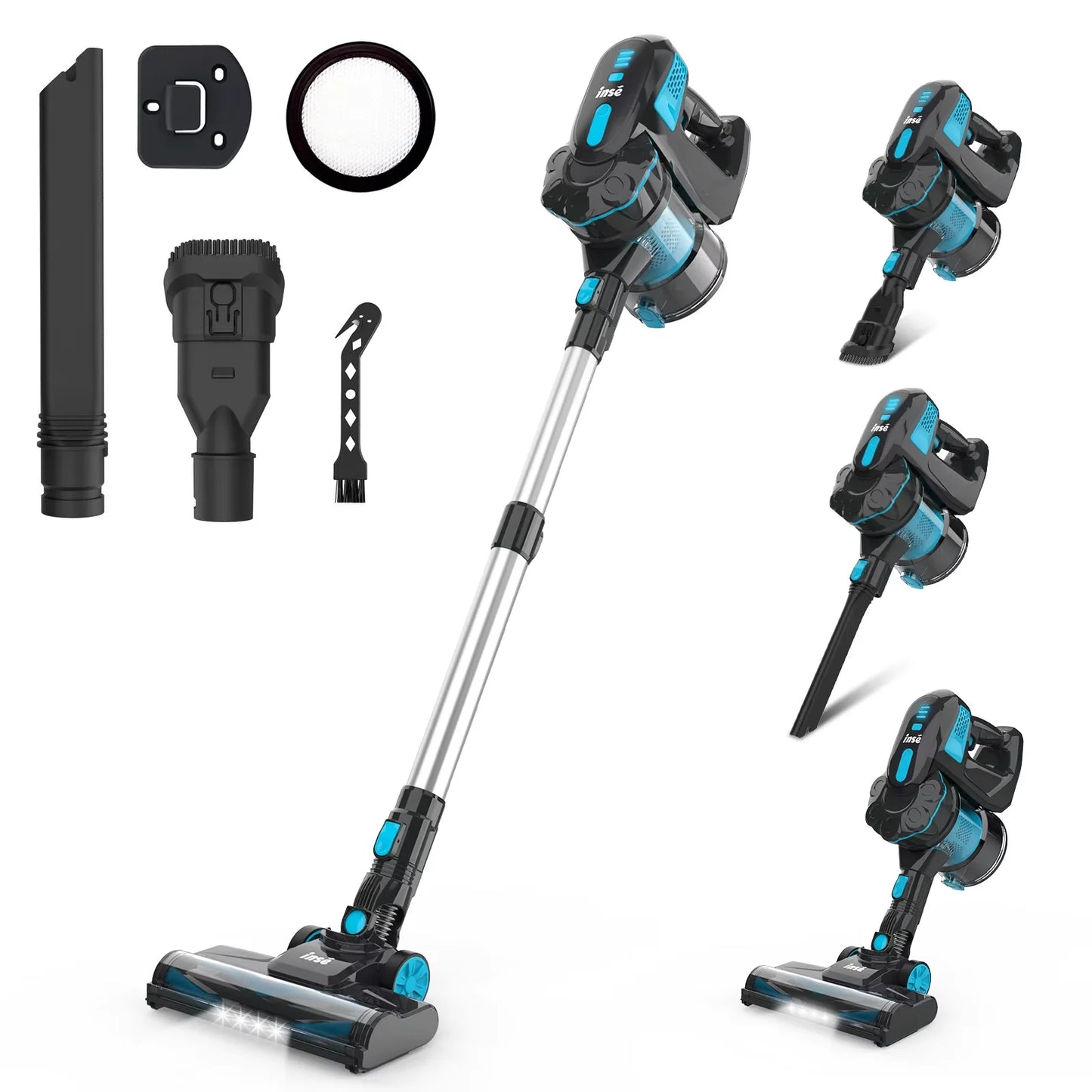 INSE V770 Cordless Stick Vacuum Cleaner 40 Minute Runtime