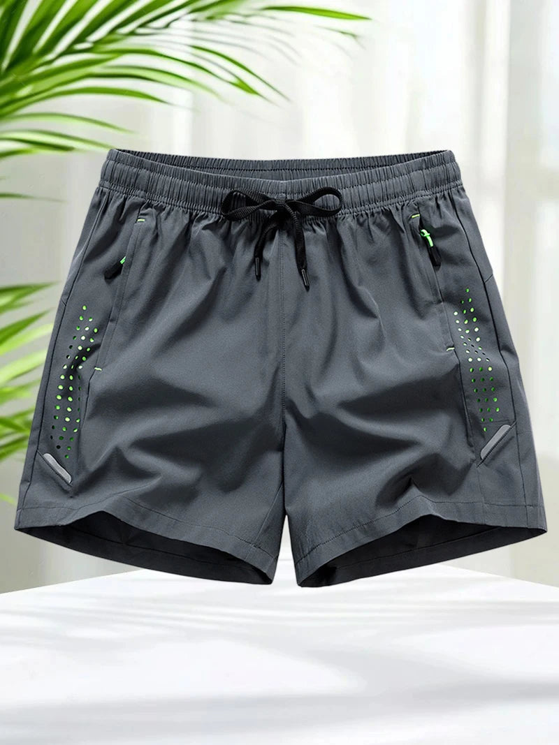TIKALIACN Quick Dry Men Running Shorts Breathable Workout