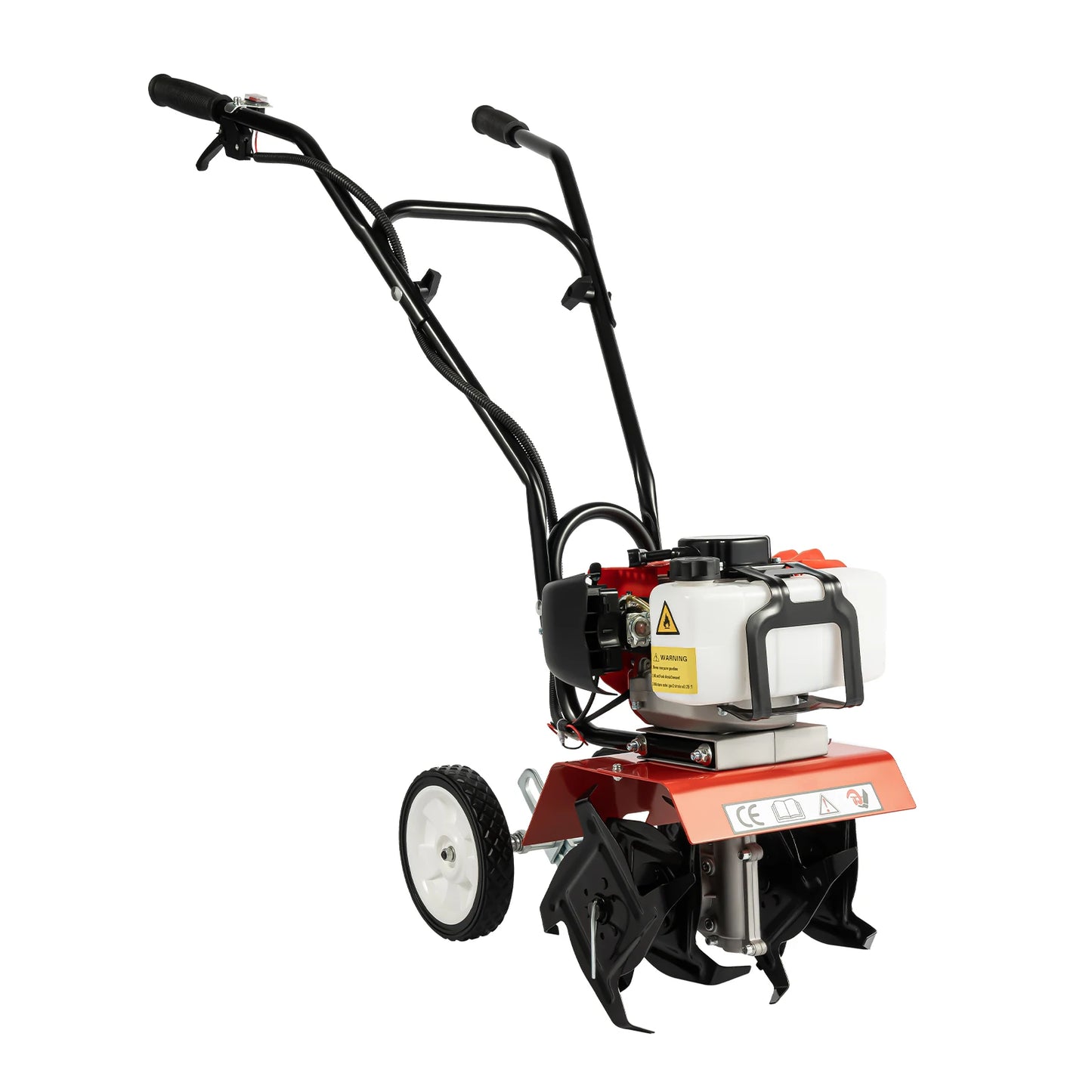 52cc Garden Tiller Petrol Engine 1700W Cultivator Rotovator