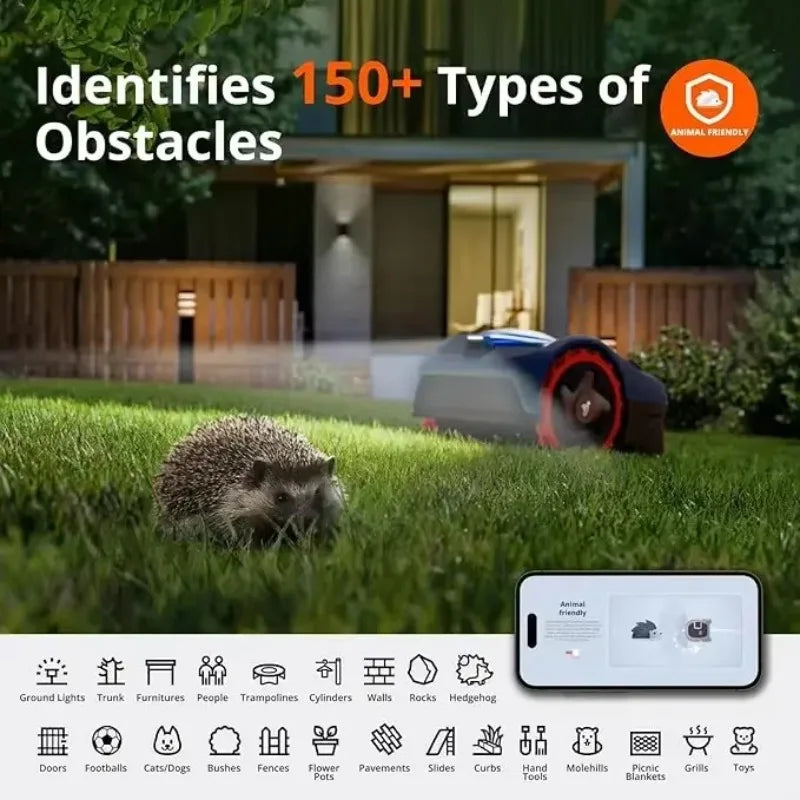 Segway I110N Robotic Lawn Mower With AI Mapping Vision