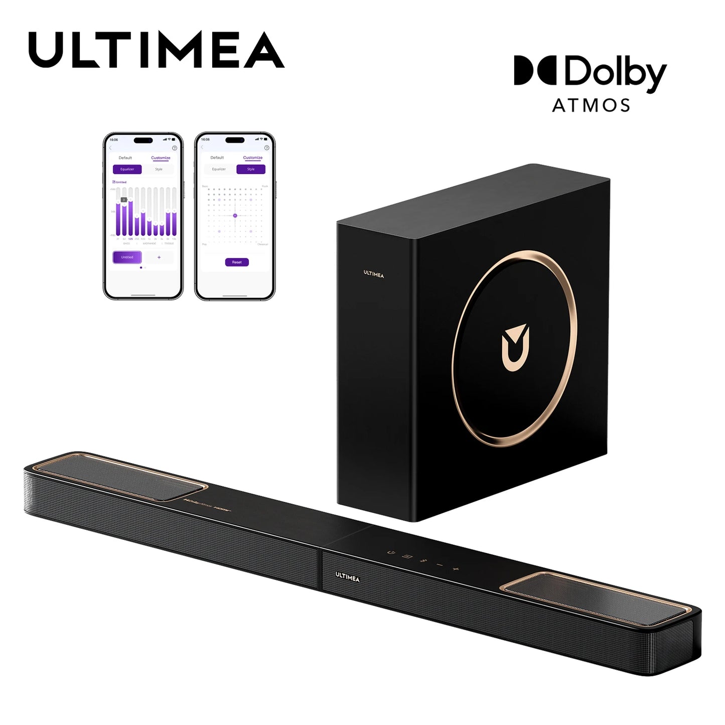 ULTIMEA Skywave F30 Dolby Atmos 3.1.2ch Surround Soundbar