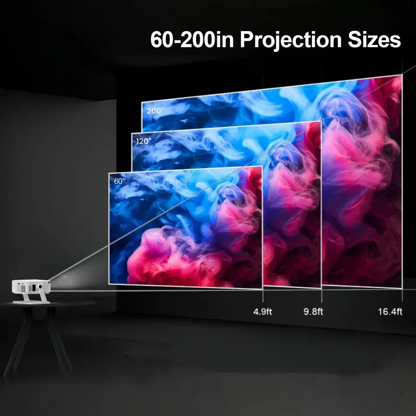 Xnano Portable Projector Android 11 Smart Home Cinema