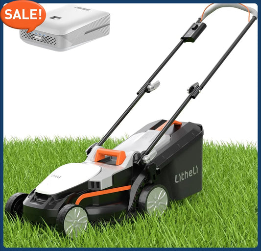 XMSJ Cordless Lawn Mower U20 Handy 20V 5 Height Adjustments